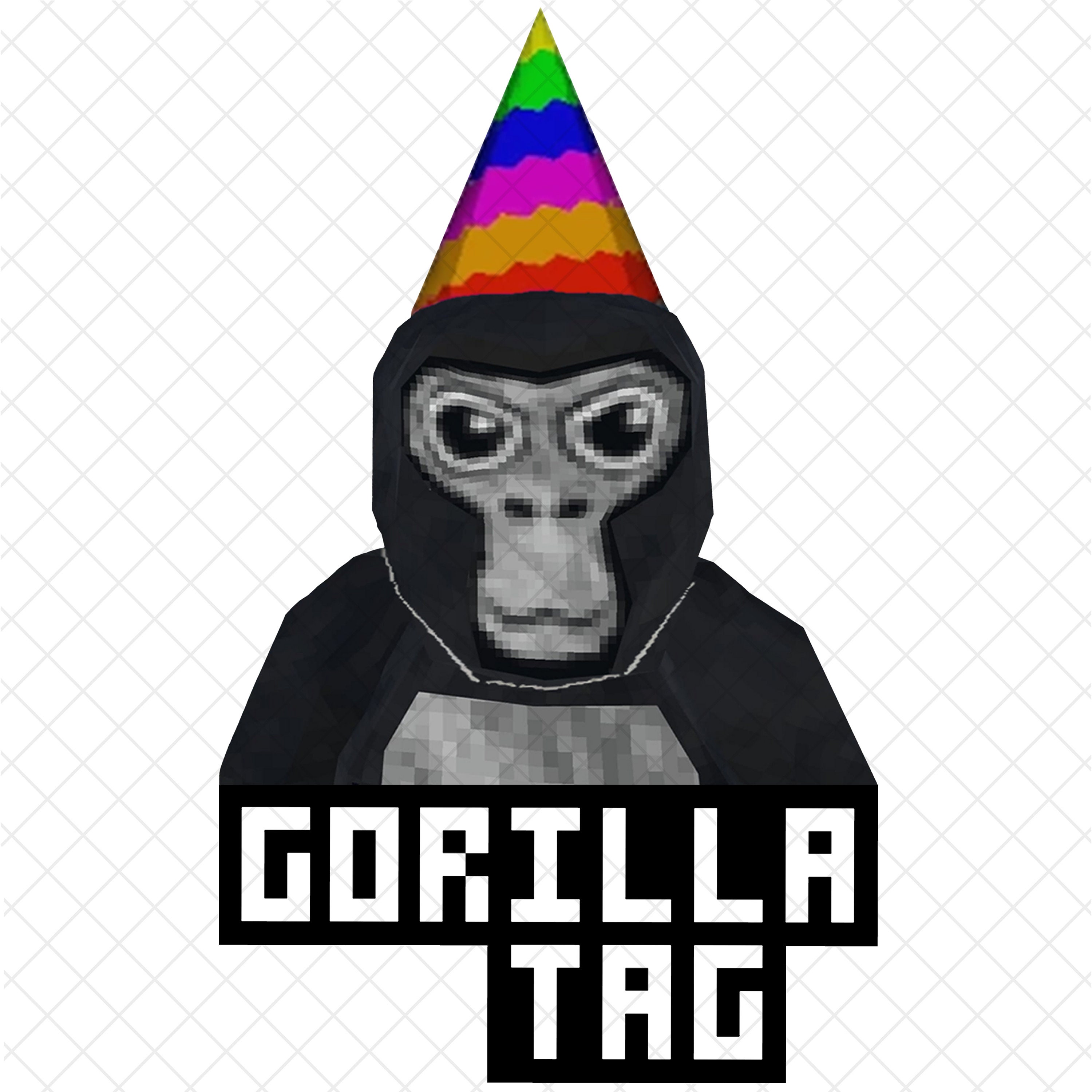 Gorilla Tag Party Hat Digital Image Pack Instant Download - Etsy