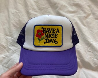 Have A Nice Day Trucker Hat - Etsy