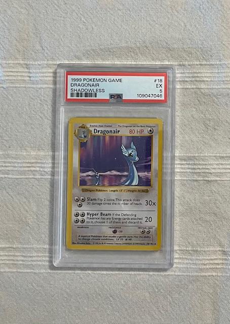 1999 dragonair pokemon card eBay Auction Item 175125150786 Non-Sport Cards Topps the Movie Edt This attack does 30 times number of heads 1999 Shadowless Dragonair Pokemon Trading