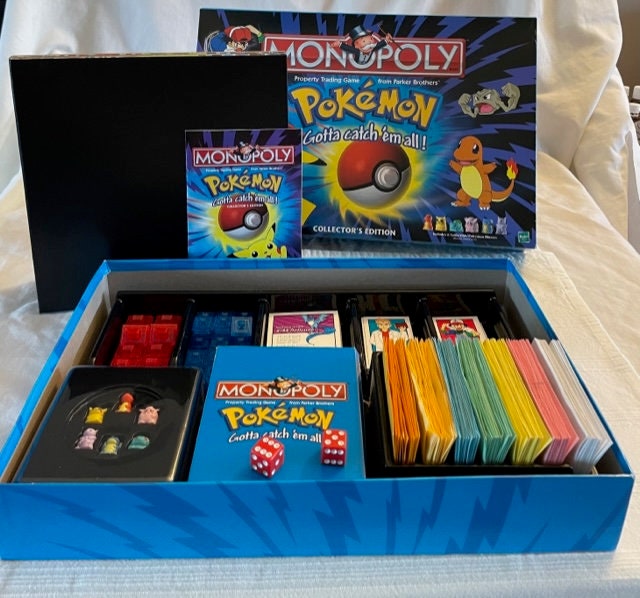 1999 Collector's Edition Pokémon Monopoly Game Complete