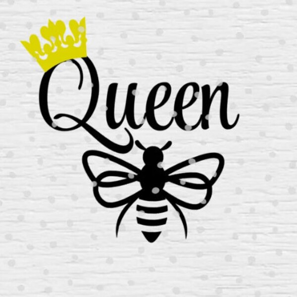 Queen Bee SVG, Bee SVG, Queen svg , Queen Crown Cut File, Crown Cut File, Silhouette File, Cricut File, Bumblebee svg, T Shirt svg, Cricut