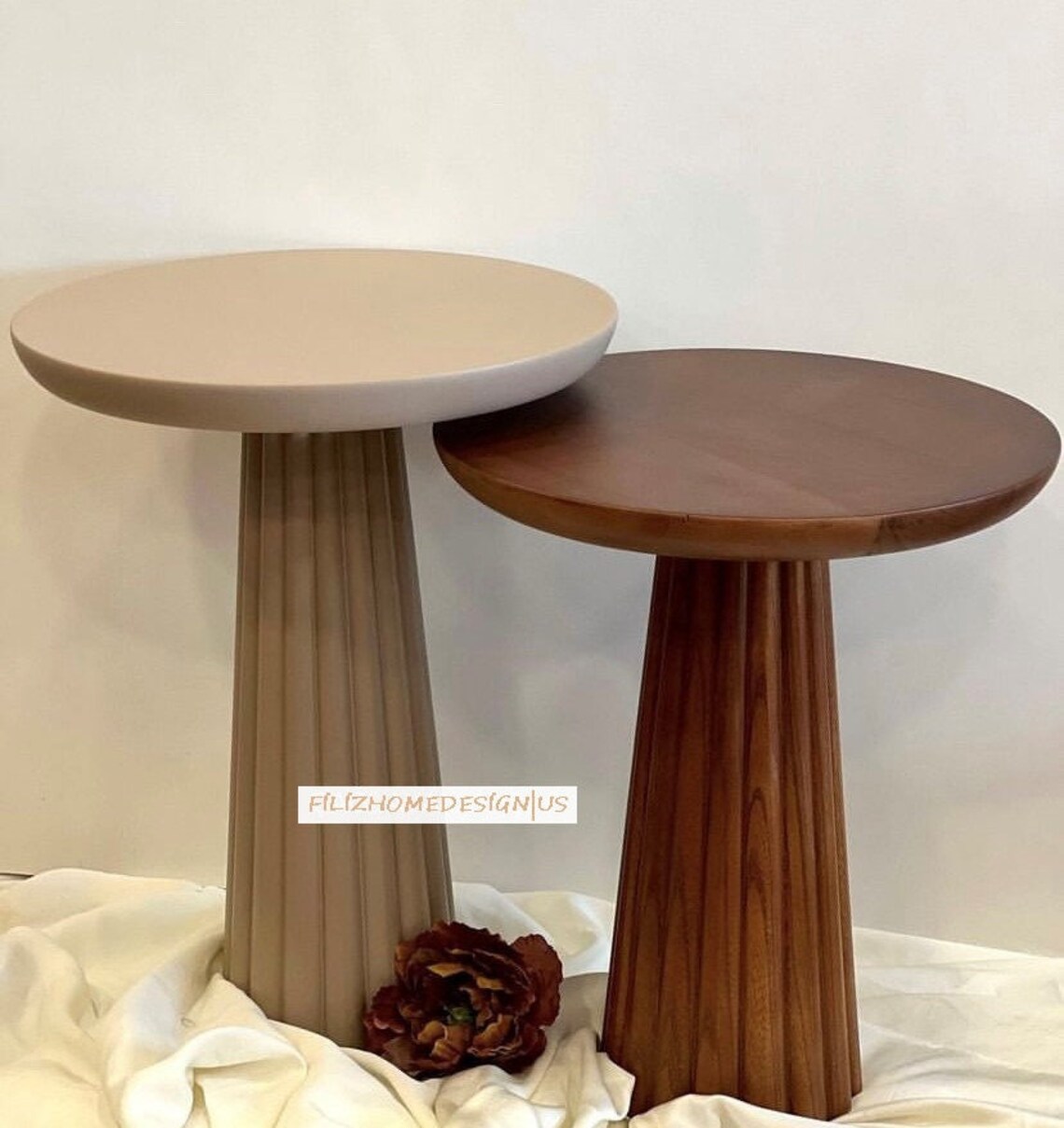 Mushroom Coffee Table Wooden Cork Coffee Table Coffee Table Etsy