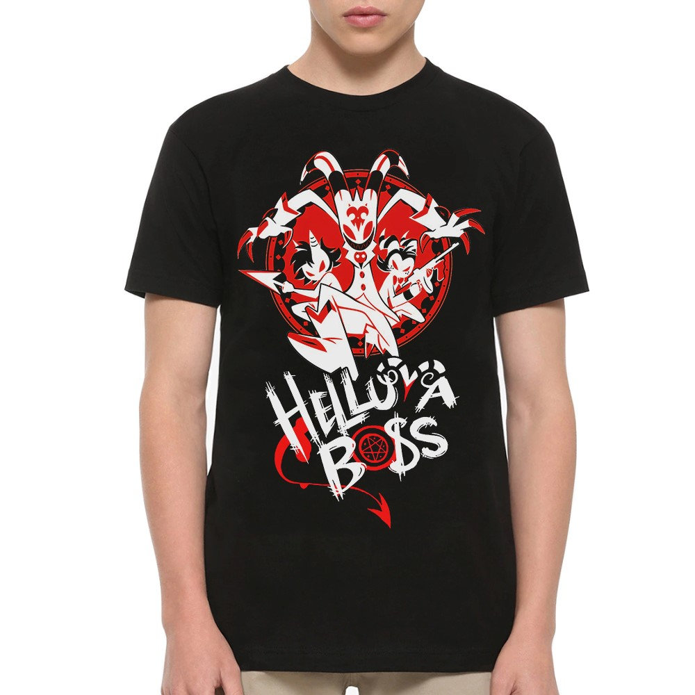 Discover Helluva Boss Hazbin Hotel T-Shirt / Men's Women's Graphic Tee / 100% otton T-Shirt (wr-101)