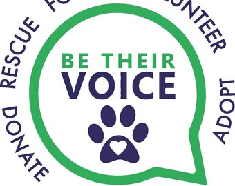 Be Their Voice Logo Magnet