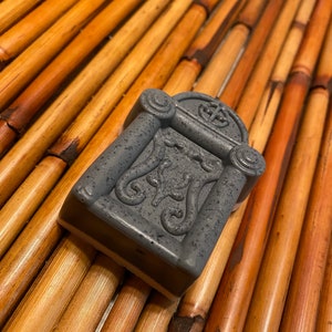 mystery halloween tombstone soap