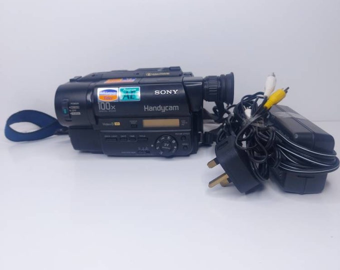 Sony Handycam CCDTR311E 8mm Video 8 Tape PAL Camcorder 100x Digital Zoom Camera Etsy