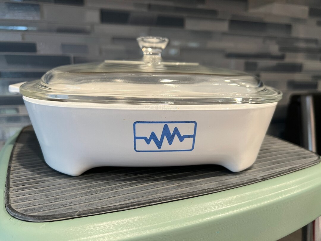 Vintage Corningware Microwave Brown Nsear Casserole Dish Etsy