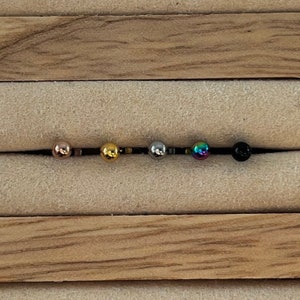 Cusije® Edelstahl, verschiedene Farben, Ohrstecker/Piercing, basic