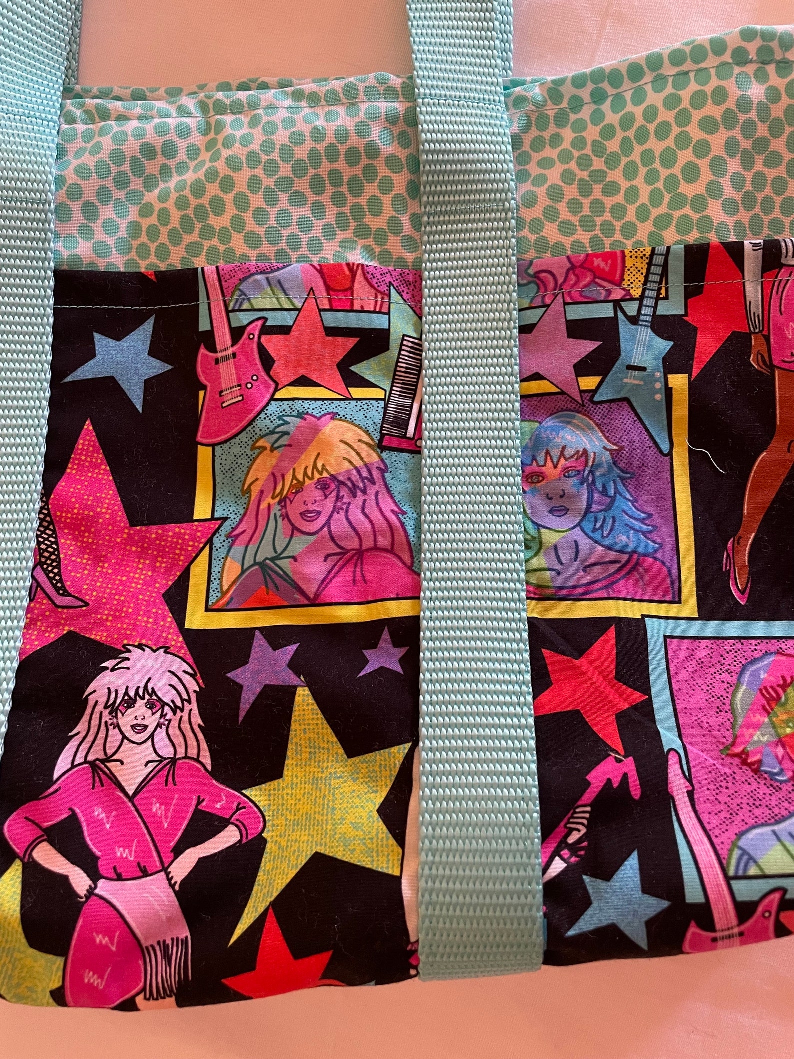 80’s Pop Culture Six Pocket Bag - Etsy