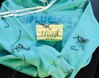 Teal Hoodie Sweatshirt