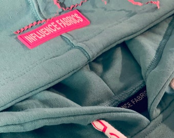 Pink & mint crop top
