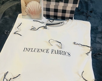 White tee for relaxation and self care