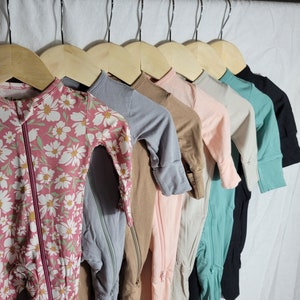 Bamboo Cotton Sleeper/Coming home outfit/newborn outfit/baby shower gift,Breathable,Soft and gentle,Sustainable clothing,Comfortable sleep