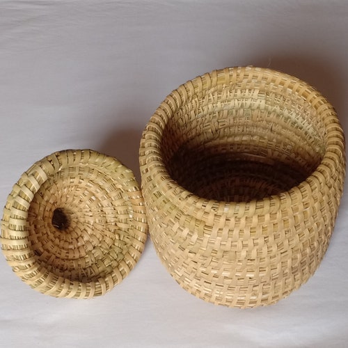 Straw Basket // Wicker Storage Baskets // store Jewelry Box // Moroccan Berber Basket // handicrafted // Nesting Baskets for Storage