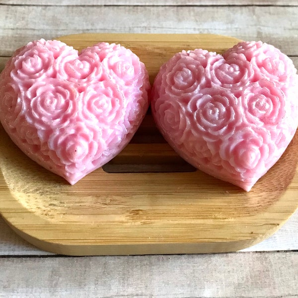 Heart Soap ,Bridal shower Wedding favors, Valentine’s Day, Mother’s Day.