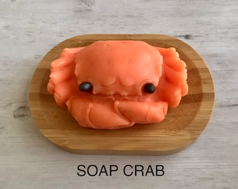 Crab Shaped Soap, Beach Party Favor, Ocean Themed Decor