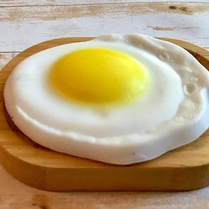 Fried egg Soap, Father’s Day, Chef gift,Novelty Soap, Food Soap, Funny Soap, Fake Food Soap, Faux Food