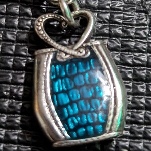 Vintage Brighton Charm Bracelet w/ Handbags bild 4