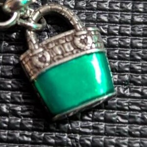 Vintage Brighton Charm Bracelet w/ Handbags bild 5