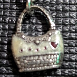 Vintage Brighton Charm Bracelet w/ Handbags bild 6