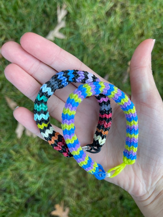 2 pack hexafish rainbow loom friendship bracelets