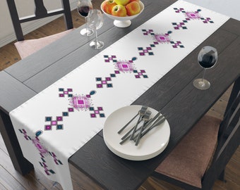 Habesha ,Eritrea, Ethiopia Table Runner  (Cotton, Poly)