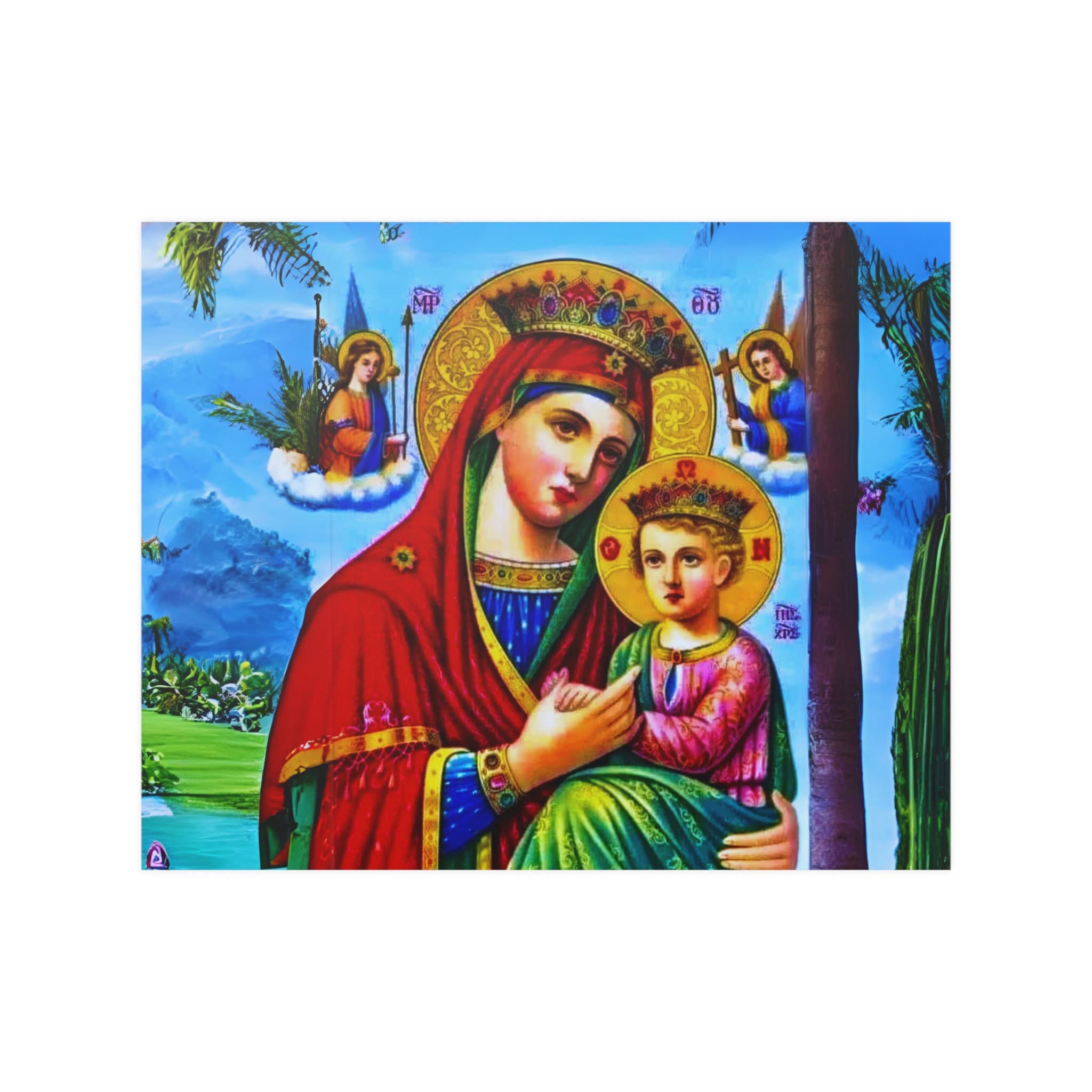 Eritrean Ethiopian Art Habesha Art Saint Mary Kidist Dingil Etsy
