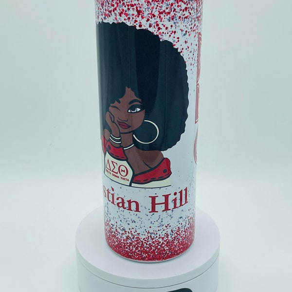 Delta Sigma Theta custom tumbler, Delta tumbler, Sublimation Tumbler, Delta Custom Tumbler, Sorority Tumblers, personalized Tumbler