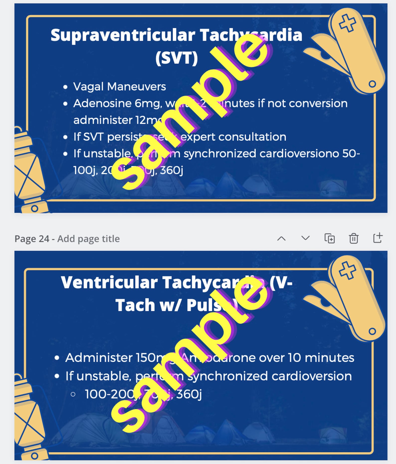 ACLS Study Guide Etsy