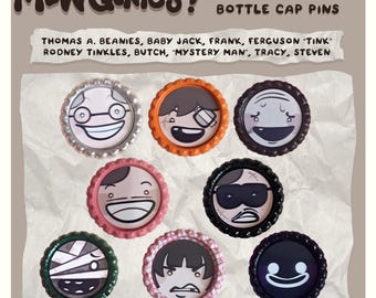 Mewgenics! || 1-inch Bottle Cap Pins