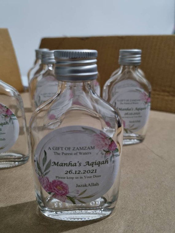50ml Fully Personalised Zam Zam Bottles pack of 50 Etsy UK