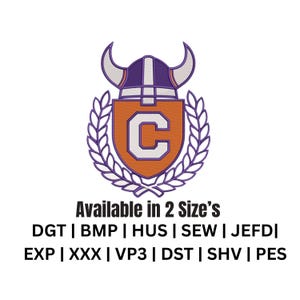 Letter C Embroidery Design | Monogram Machine File | Two Sizes (Digital Download)