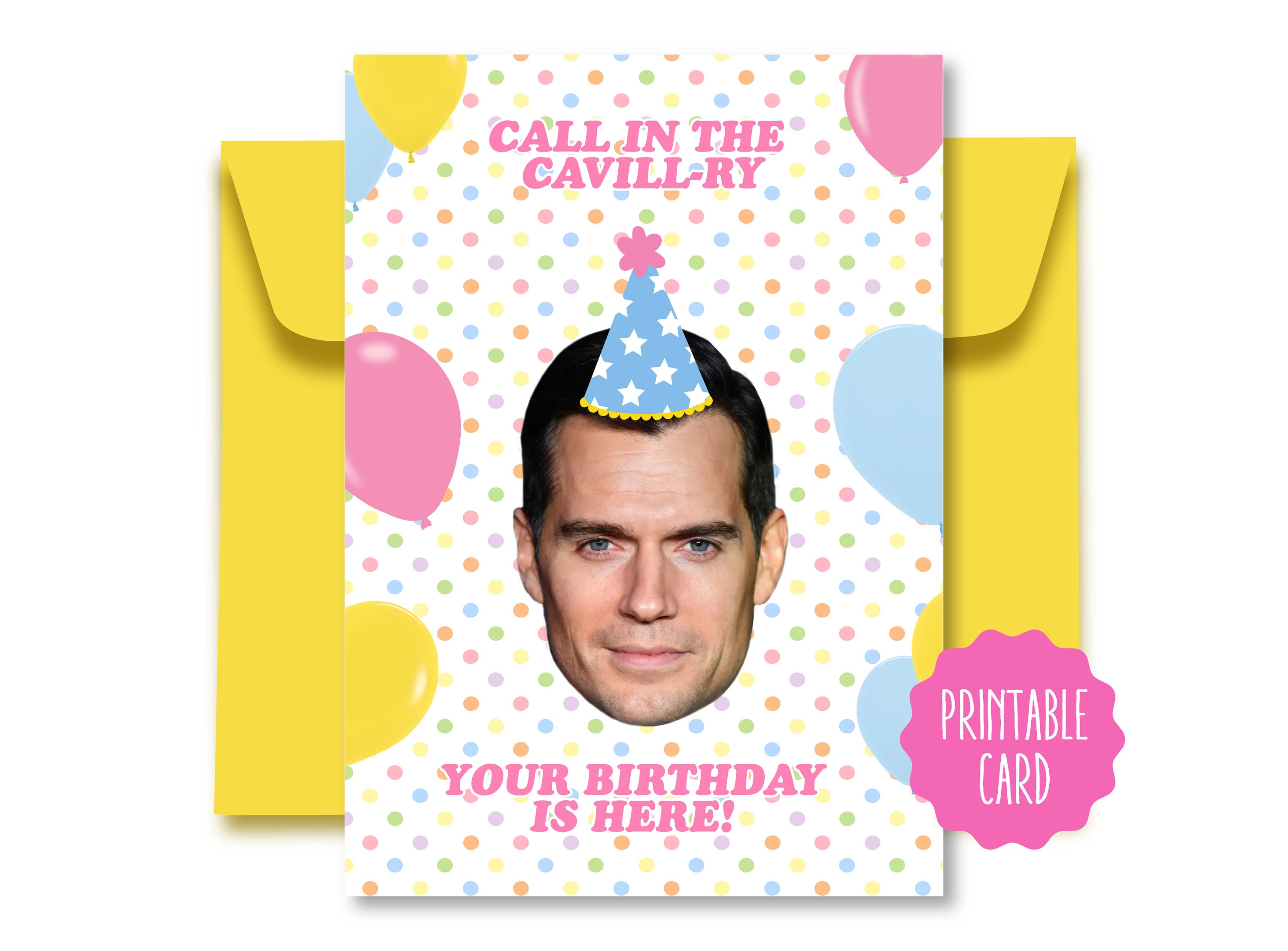 Henry Cavill Birthday Card Henry Cavill Card Henry Cavill - Etsy Israel