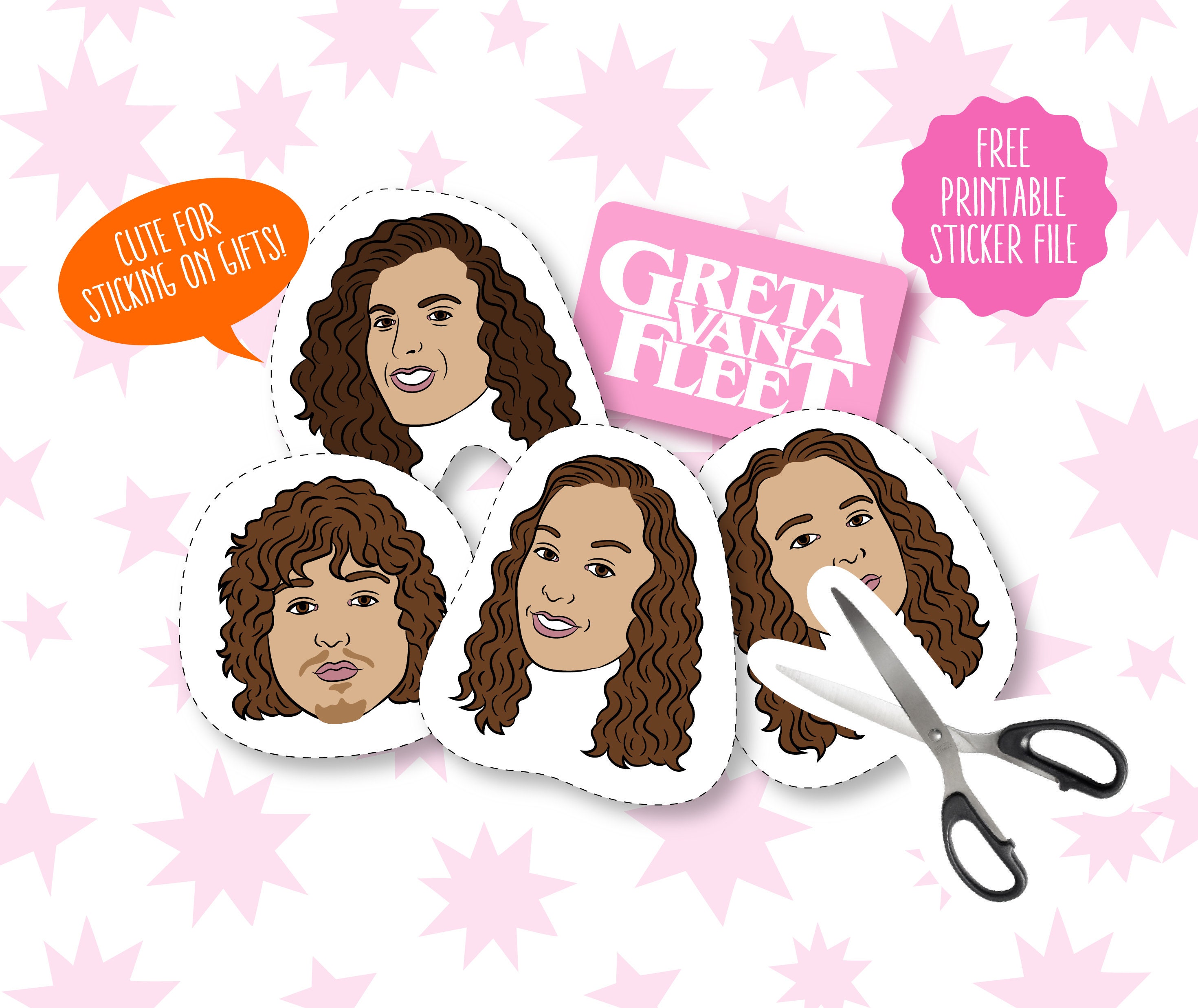 Greta Van Fleet Birthday Card Greta Van Fleet Card - Etsy