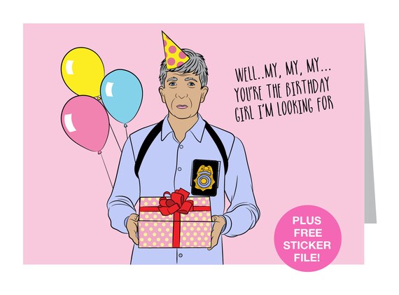 Joe Kenda Christmas 2022 Joe Kenda Birthday Card Girl And Boy Options Joe Kenda | Etsy
