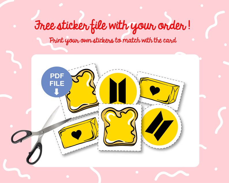 BTS Butter Card BTS Butter Birthday Card BTS Birthday Card Etsy Canada