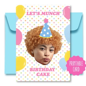 Ice Spice Birthday Card Ice Spice Card Rapper Birthday Card Munch Boy&rsquo;s