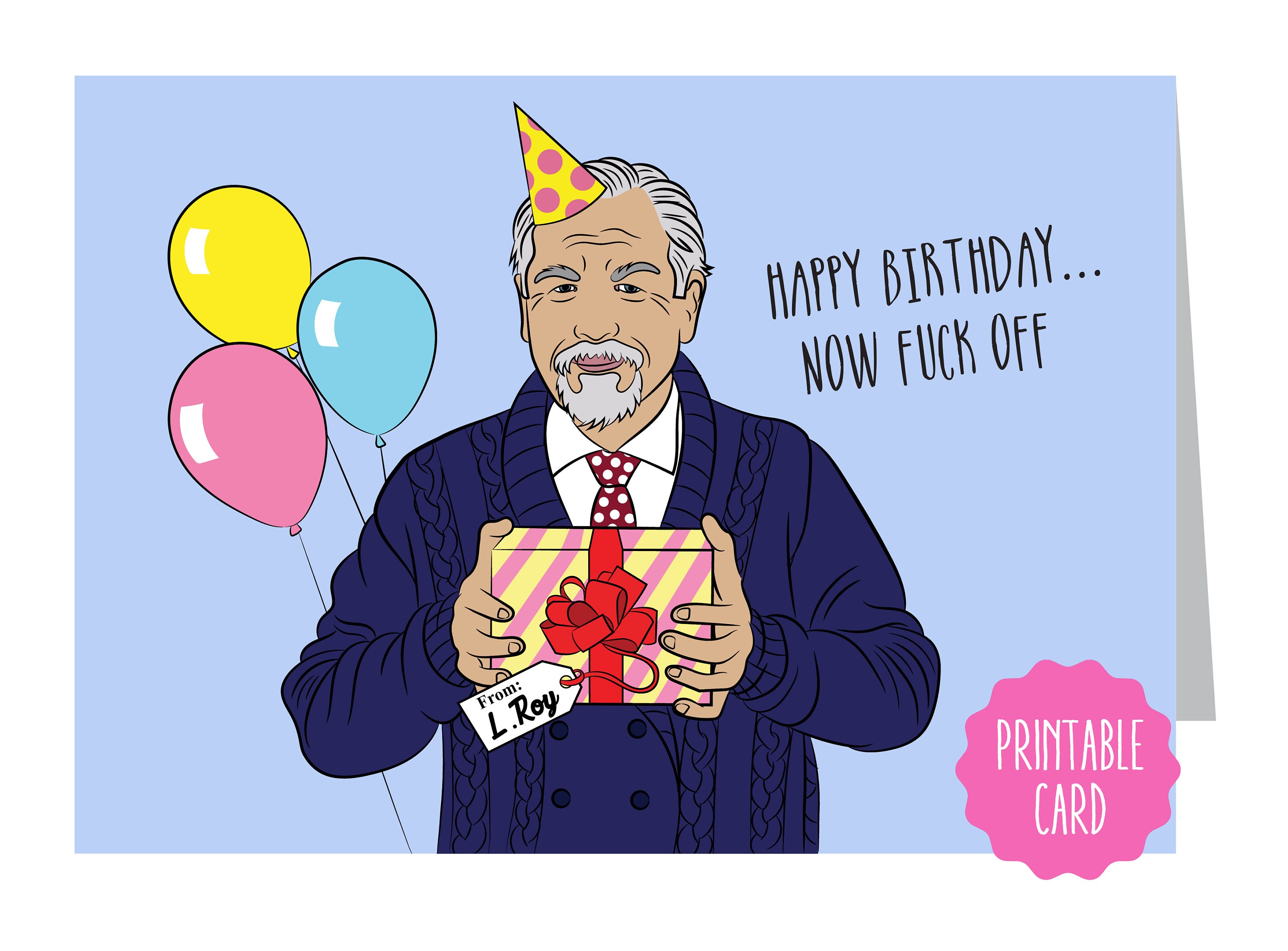 Logan Roy Birthday Card Succession Birthday Card - Etsy