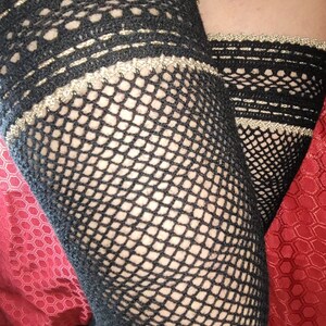 PDF written crochet pattern Thigh High Lux by Florina Gold Hands stockings tights women wear undergarment lingerie crochet lacehandmade