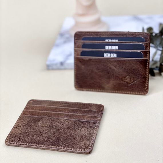 EXCELLENT ELITE SPANKER – Schlanke Brieftasche Für Die Vordertasche, 2 Kartenfächer, Coyote Braun