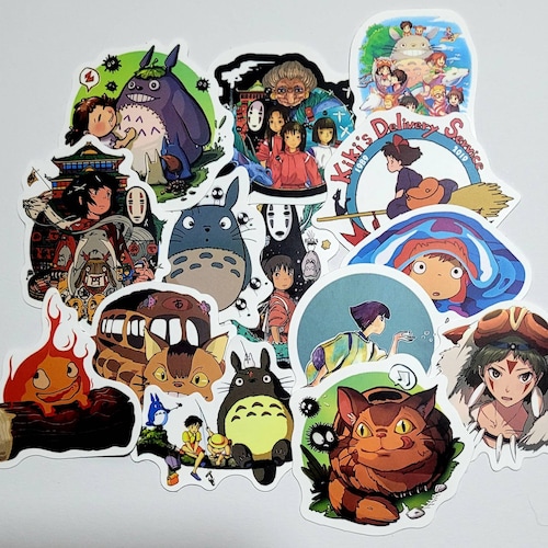 studio ghibli sticker pack random kawaii studio ghibli etsy