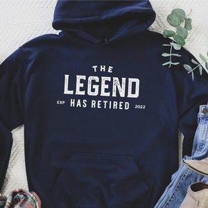 The Legend Has Retired Sweater, Dad Sweatshirt, New Dad Hoodie, Man Hoodie, Gift Dad, Daily Sweatshirt, Casual Sweatshirt
