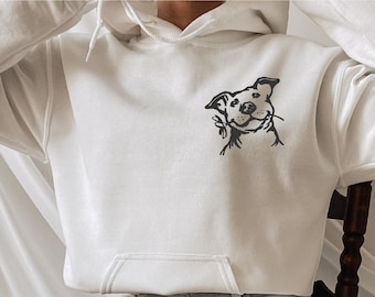 Pitbull Sweatshirt, Christmas Gift, Pitbull Lover Sweatshirt, Christmas Hoodie, Cute Pitbull Sweatshirt