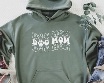 Dog Mom Sweatshirt, Dog Hoodie, Dog Mom Sweat, Graphic Sweatshirt, Gift For Best Friends, Daily Sweater