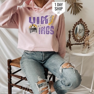 Vikings Sweatshirt, Vikings Football Hoodie, Game Day Sweatshirt, Football Hoodie