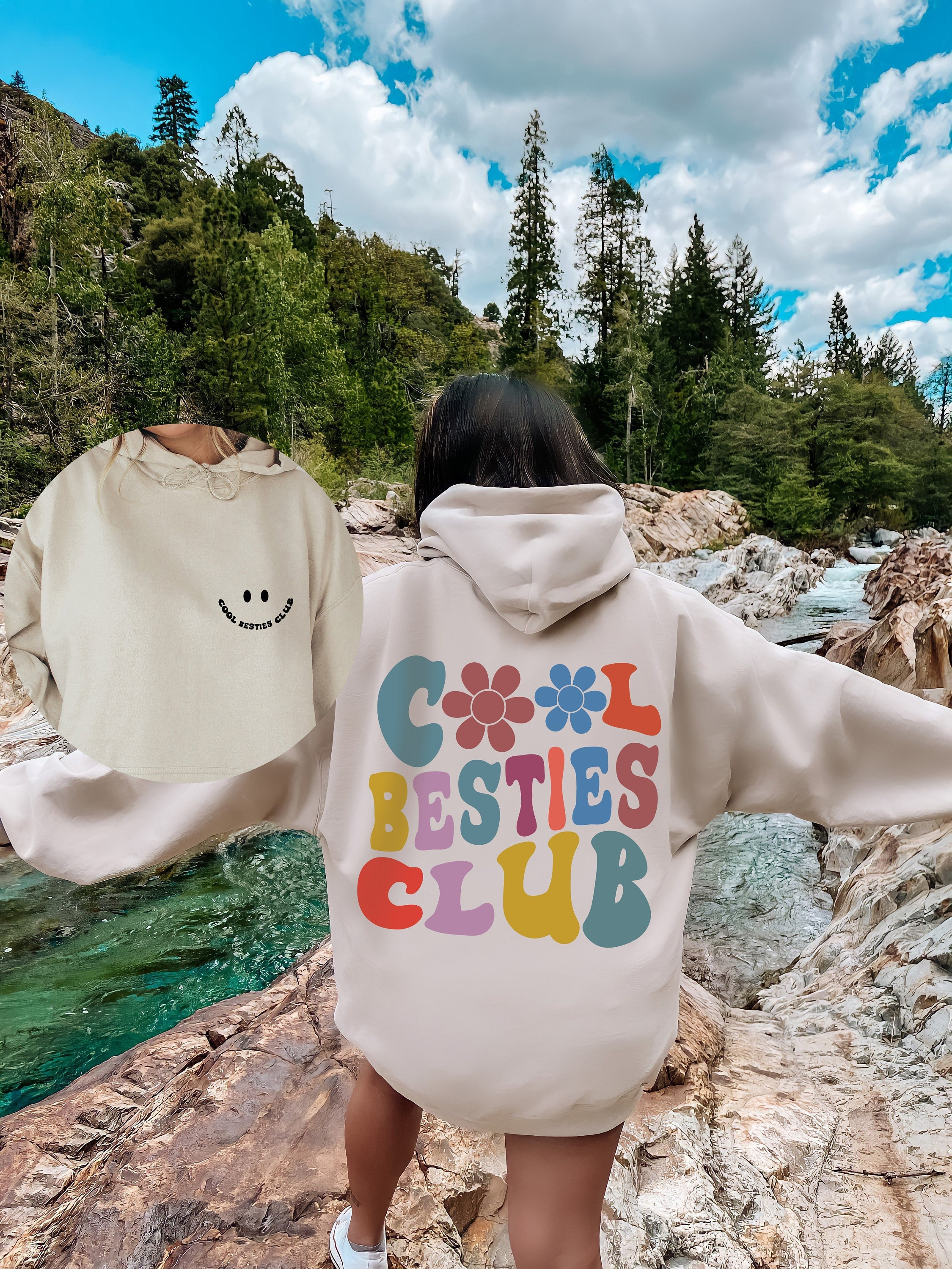 Cool Besties Club, Bestfriends Gift, Best Friends Sweatshirt, BFF Gift Hoodie