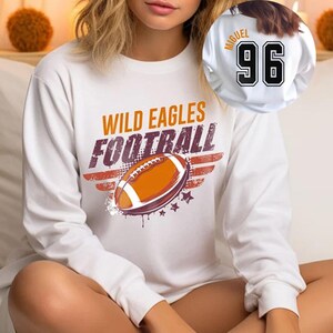 Custom Football Sweatshirt, Personalized Gifts, Football Sweatshirt, Game Day Hoodie, Football Team Sweatshirt,Custom Sweatshirt,Custom Gift