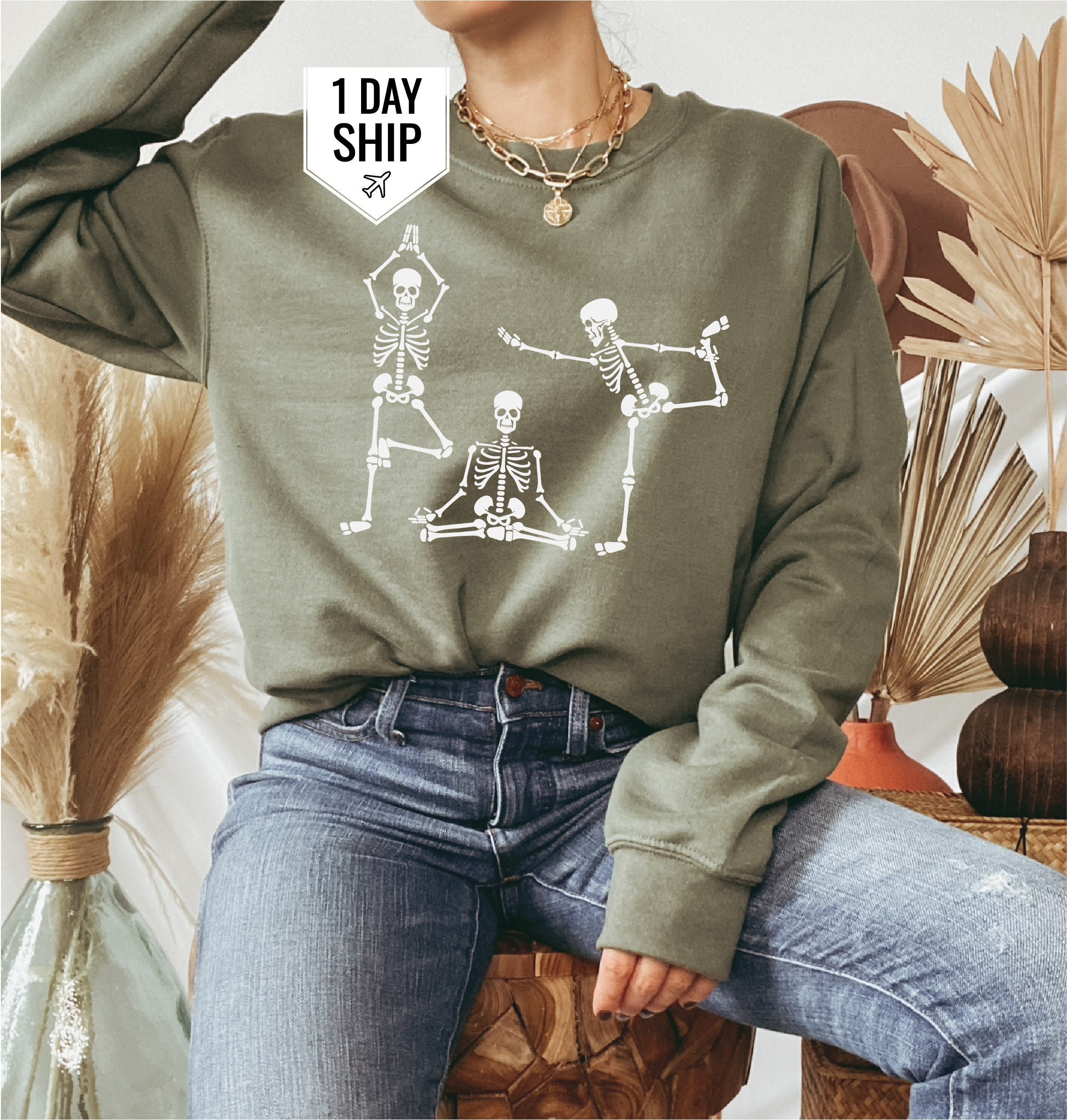Green Skeleton Project Social Skeleton Sweatshirt Skeleton Yoga Hoodie