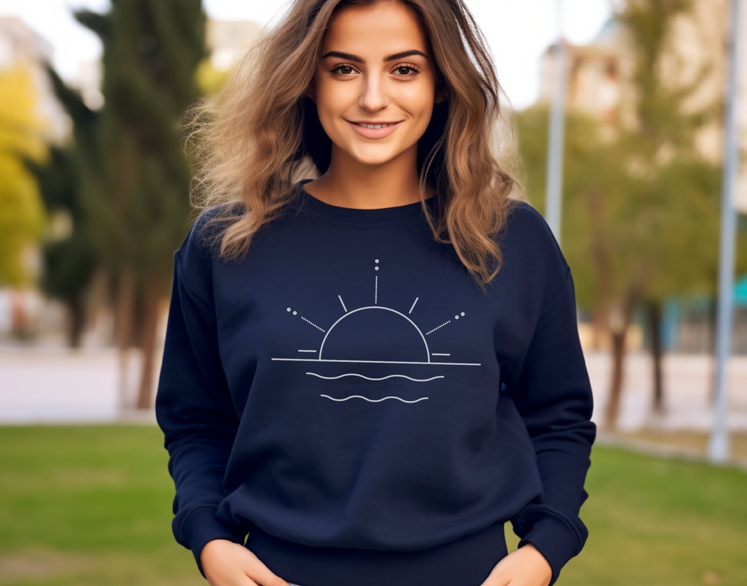 Sun Sweatshirt Etsy
