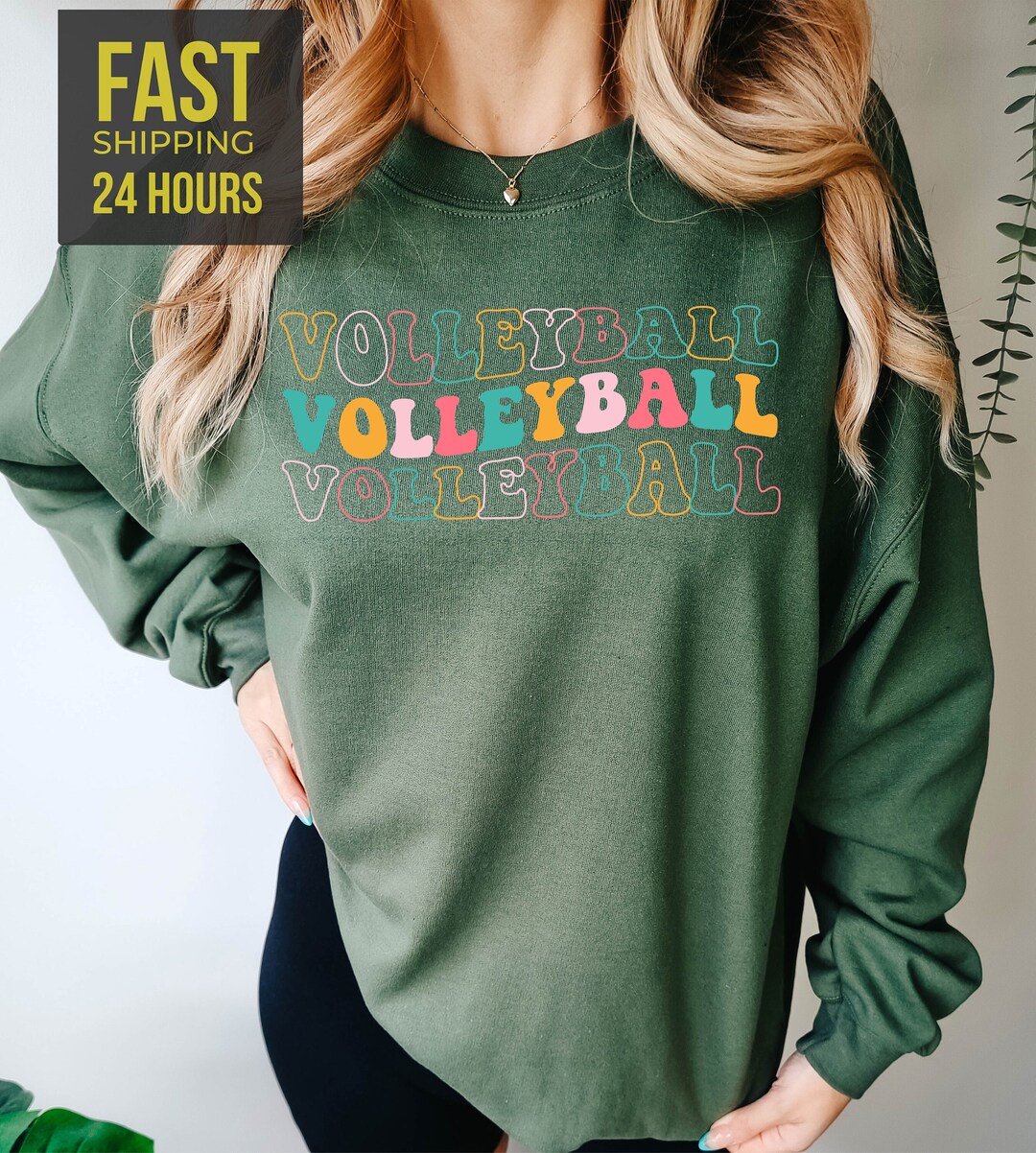 Retro Volleyball Sweatshirt, Volleyball Sweatshirt, Volleyball Mom ...